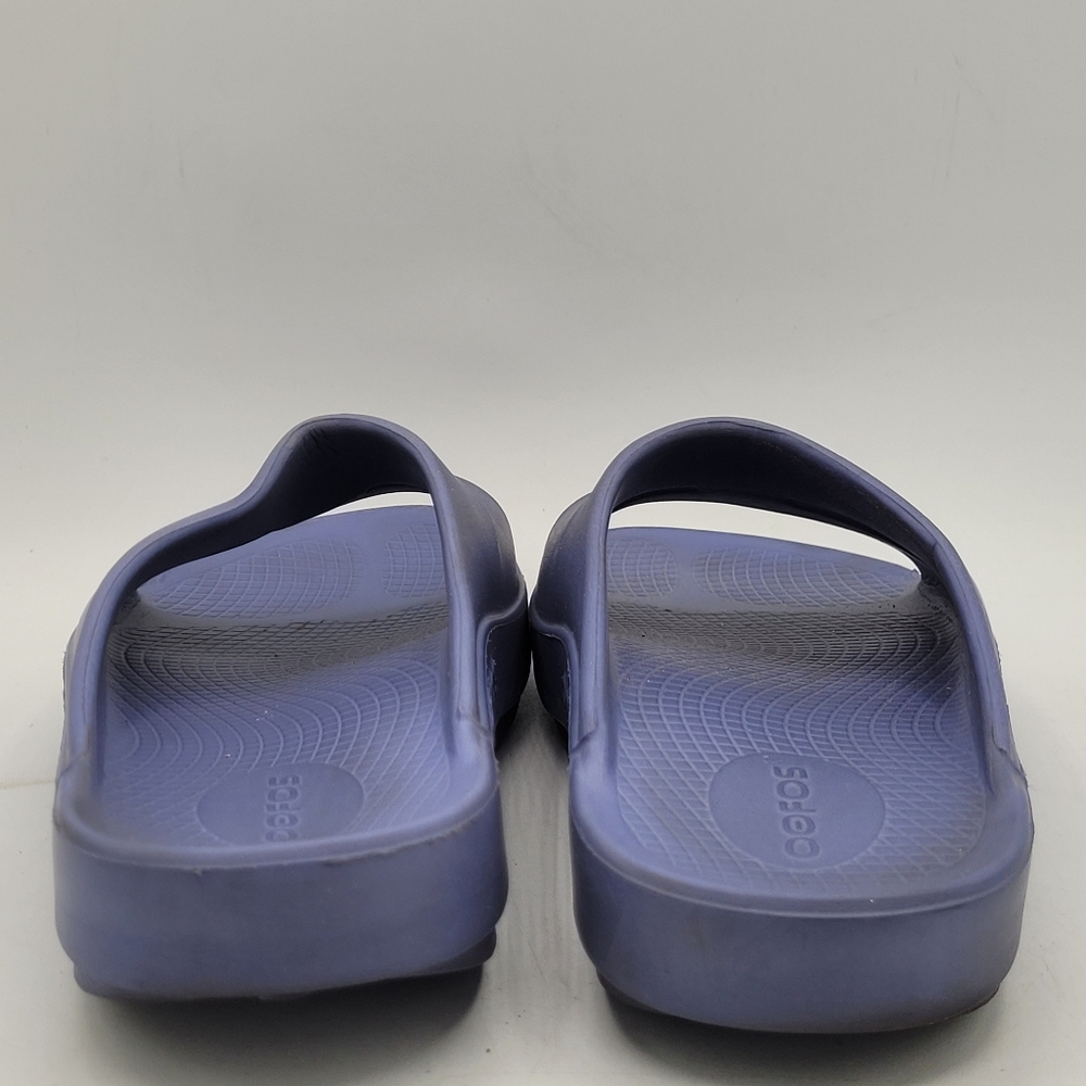 Oofoos Ooahh Purple Slides Size 7 In Women 5 In Mens - Picture 15 of 16